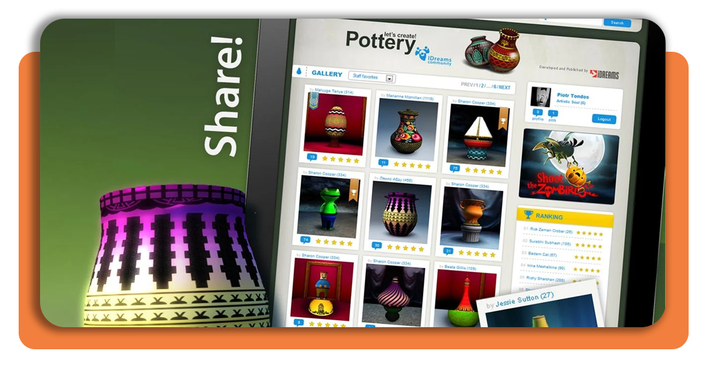 Pottery app: create and design virtual clay art fast and easy 4 Pottery App