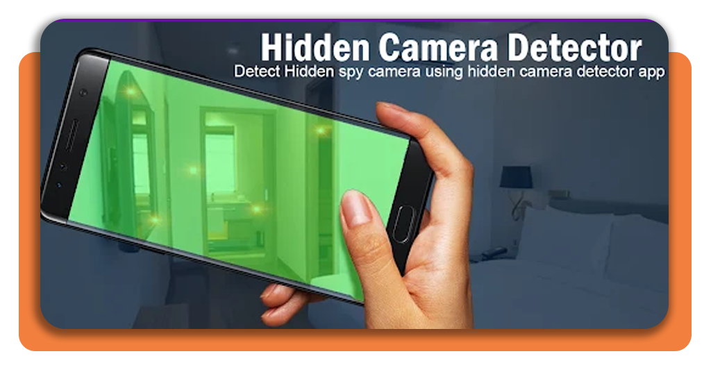 Hidden camera detector app