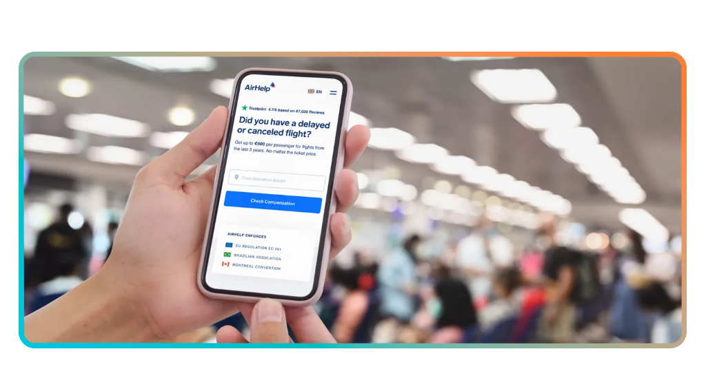 Flight delay compensation app