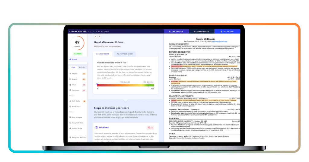 Getting ghosted by employers? Use this free ATS resume scanner 1 Free ATS resume scanner