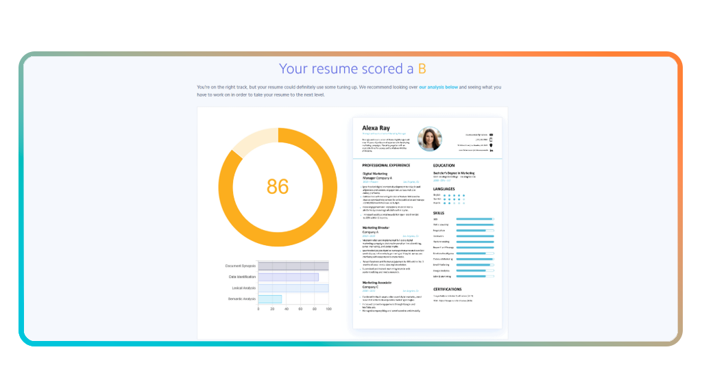 Getting ghosted by employers? Use this free ATS resume scanner 2 Free ATS resume scanner