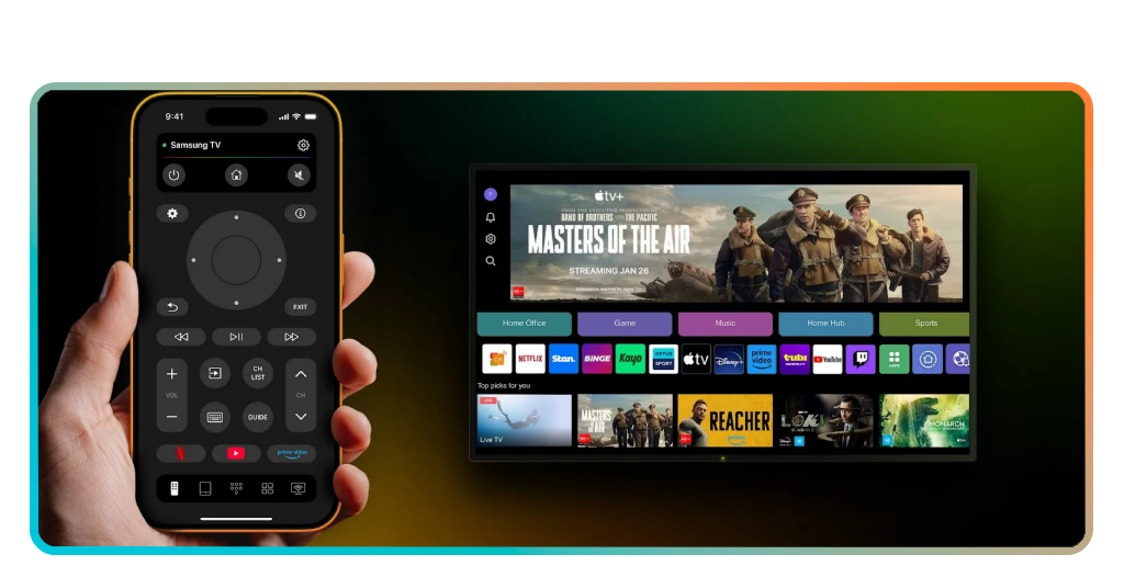 Universal remote app