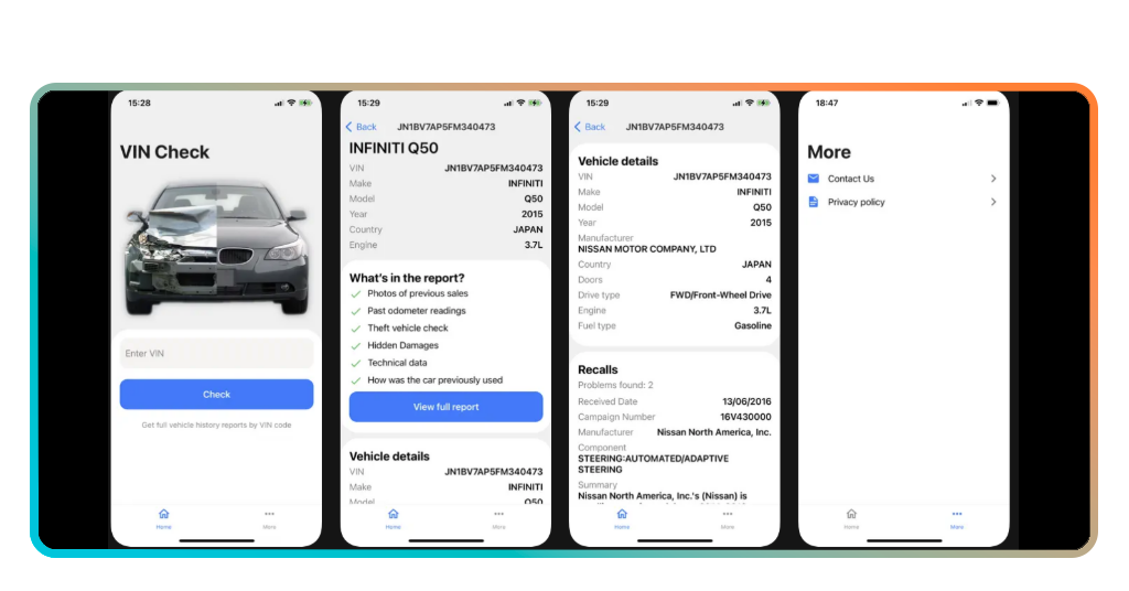Buying a Used Car? Scan Any VIN using this VIN check app 1 Free vin check app