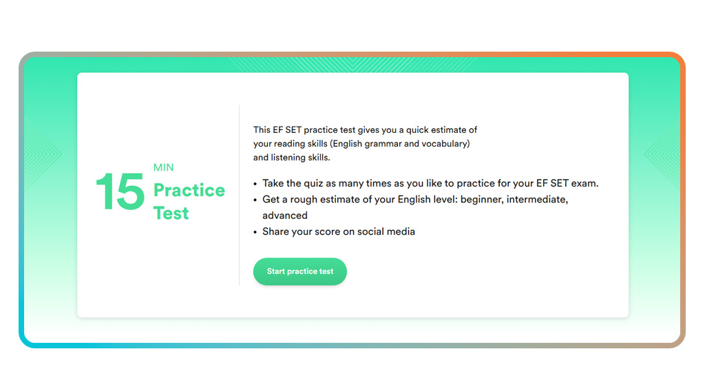 Test your English level: take this free language proficiency test 3 Free language proficiency test