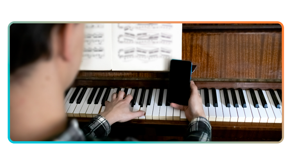 Piano lessons app