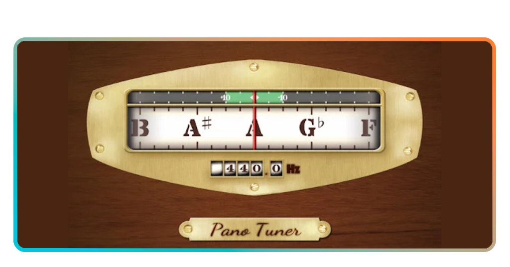 Piano tuner app