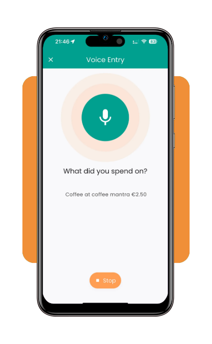 Voice expense app