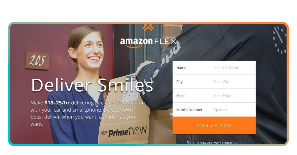 Earn money delivering packages