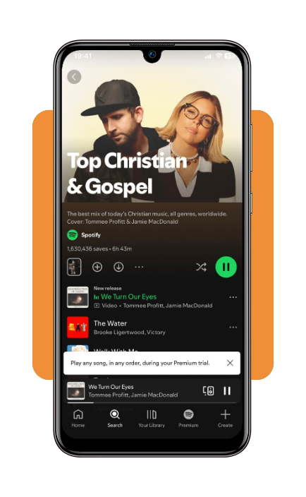 Listen to Christian music