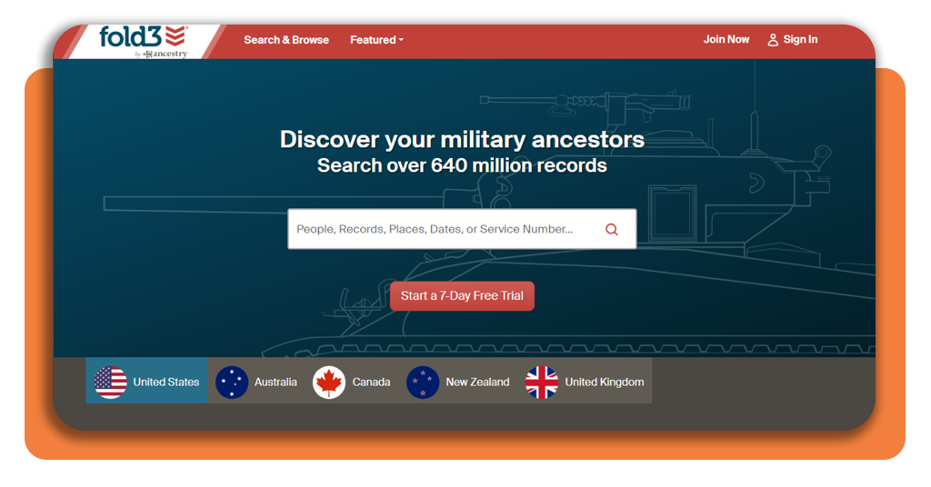 Military ancestor finder: search 500m+ archives for free 1 Military ancestor finder