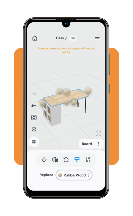 Furniture design app
