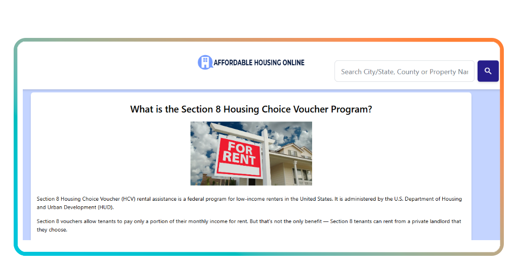 Section 8 waitlist