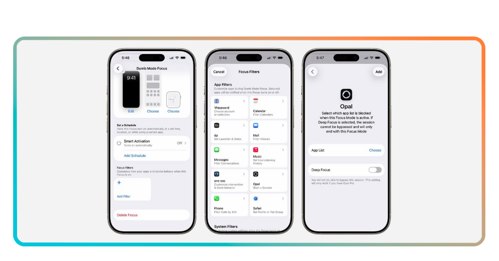 Minimalist phone app