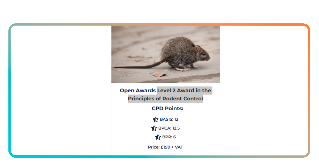 pest control license training