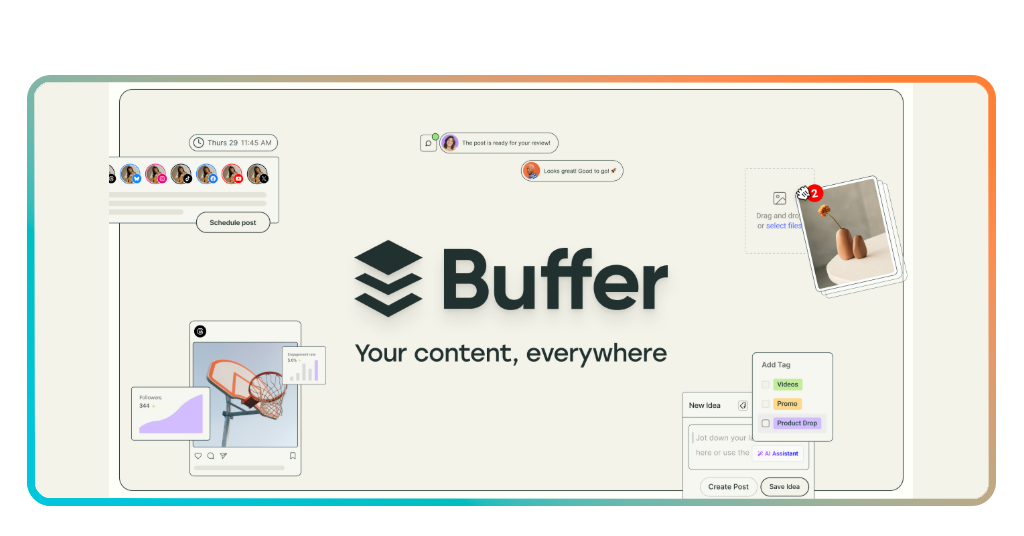 Social media planner app