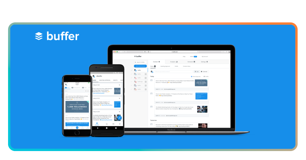 Social media planner app