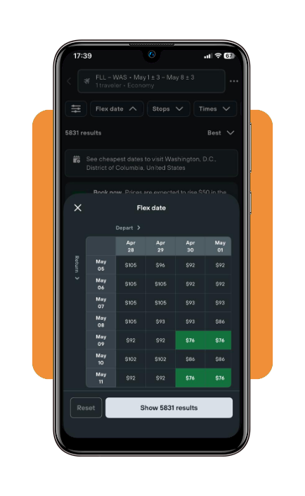 Unsold airline seats