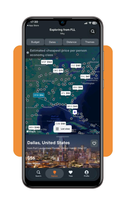 Unsold airline seats