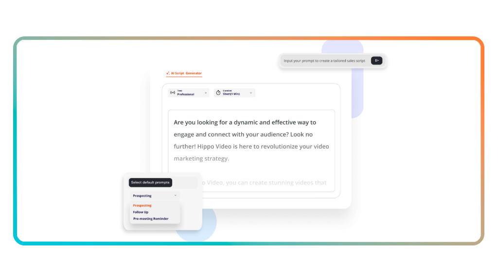 Video script generator