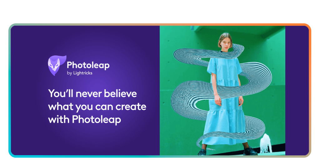 Photoleap AI headshot app interface