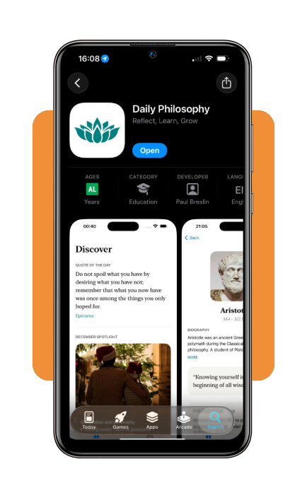 Learn philosophy app: download now on your mobile phone 2 IMG 4212 01