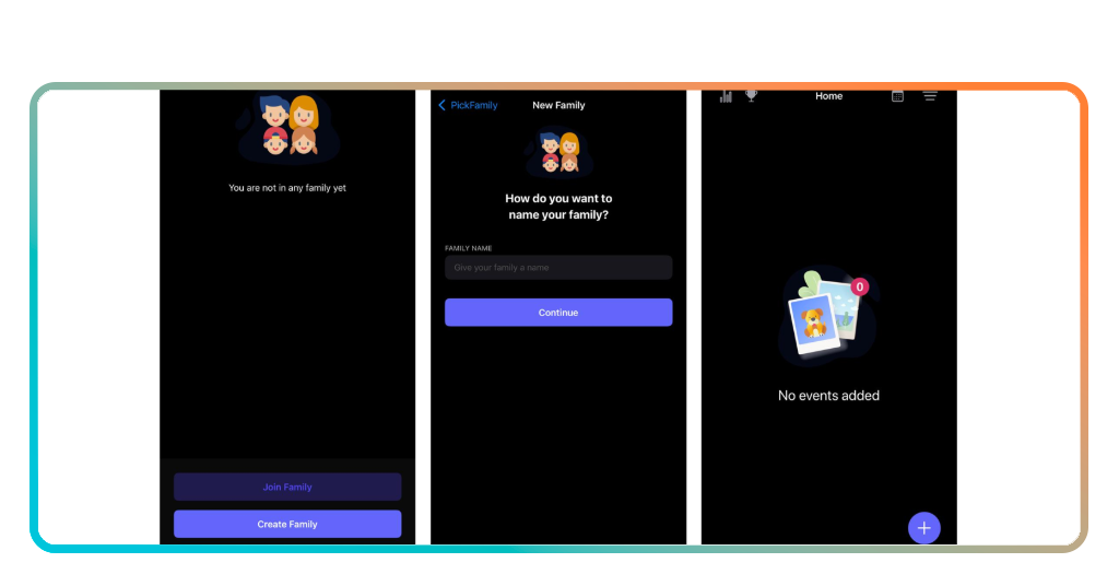 DogNote family group setup and event logging