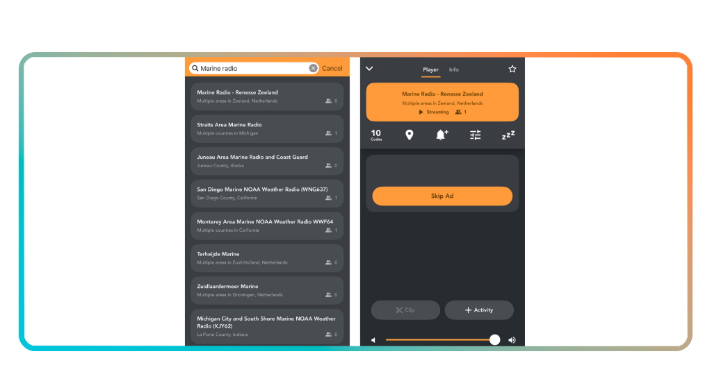 marine radio app