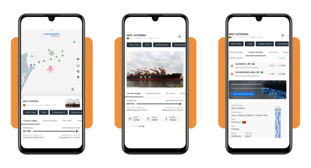 ship tracking app