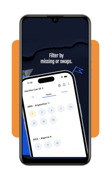 Step 3 filter the views in sticker trading app
