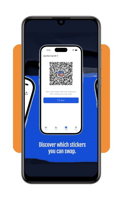 Step 4 generate a shareable list in sticker trading app
