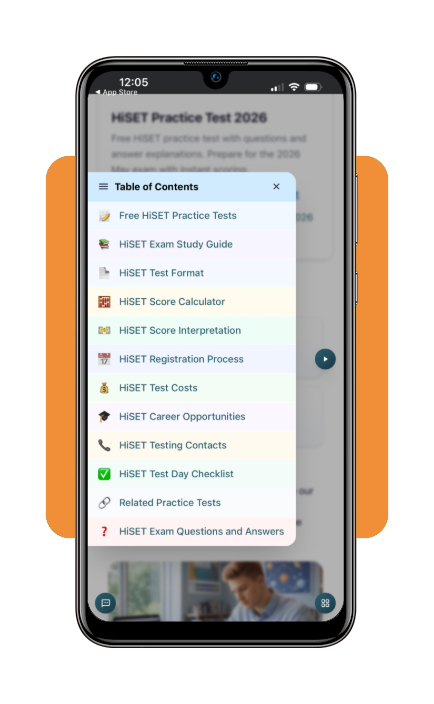 Free HiSET practice test: Pass the exam fast with this app 3 IMG 4770 02