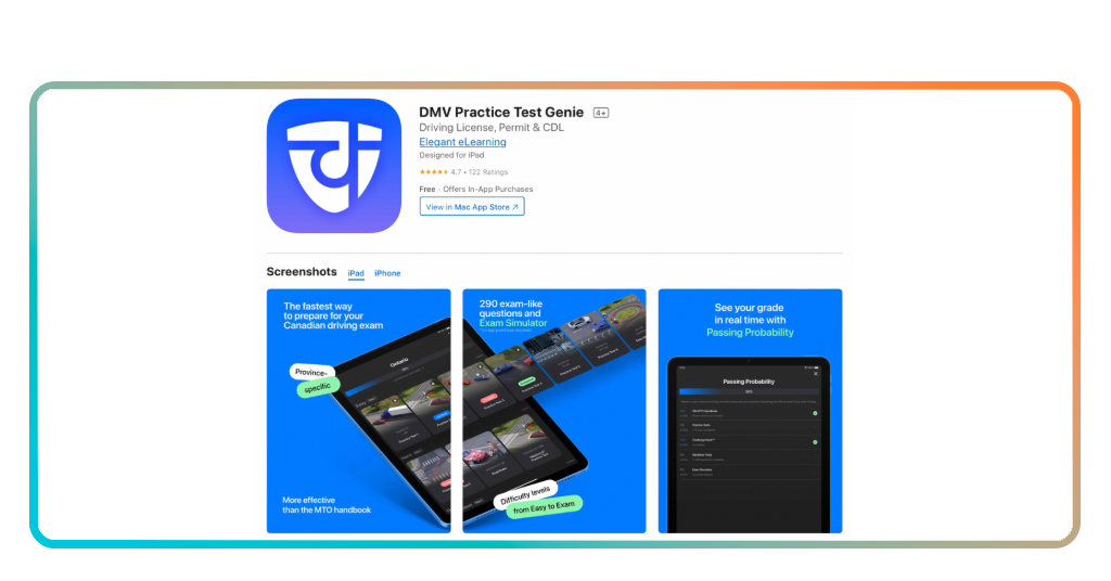 Test your readiness. DMV Genie mirrors your local state’s official exam format, offering high-yield cheat sheets and an AI tutor to iron out missed questions.