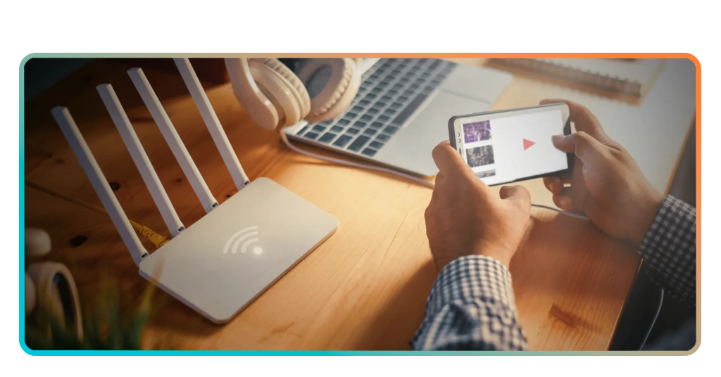 Home internet test: see how your Wi-Fi is performing now 3 Find your baseline. Stand in the same room as your router with a clear line of sight to measure your raw internet speed without wall interference.