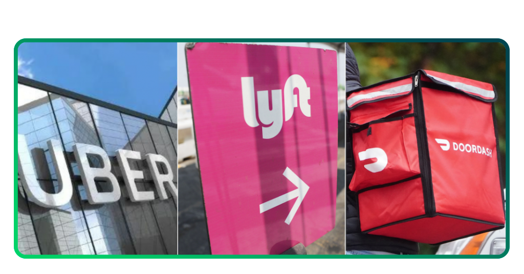 Uber, Lyft, or DoorDash: Which app is paying better? 5 Drop off the dinner. DoorDash dominates with a 67% U.S. market share, giving you the most consistent order volume and less vehicle wear than rideshare.