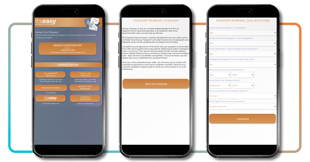 Renew your passport online: learn how using the ItsEasy app 3 IMG 5525 02