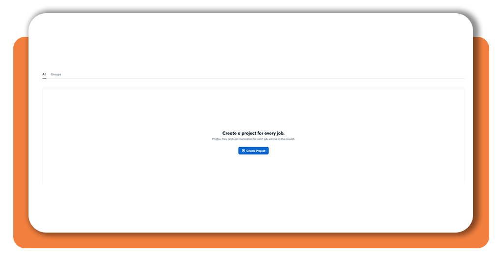 Step 2 - Create a new project in CompanyCam