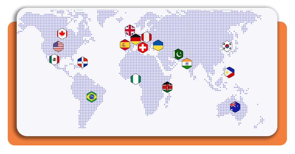 Nova Credit website showing supported countries for credit score transfer