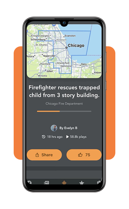 App for listening to live fire department radio frequencies 3 Police Scanner app searching for fire department channels