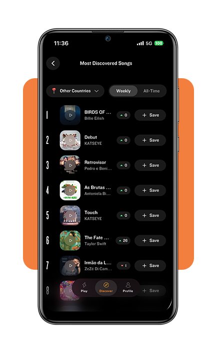 Music discovery app: discover hundreds of new songs 5 IMG 6136 04