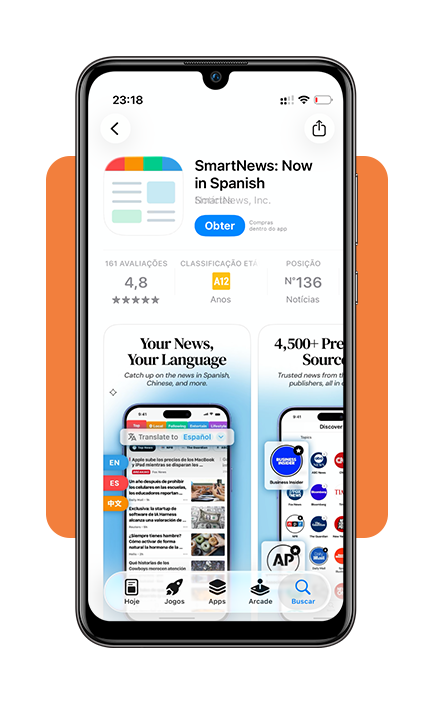 Step 1 - Download SmartNews app on your phone
