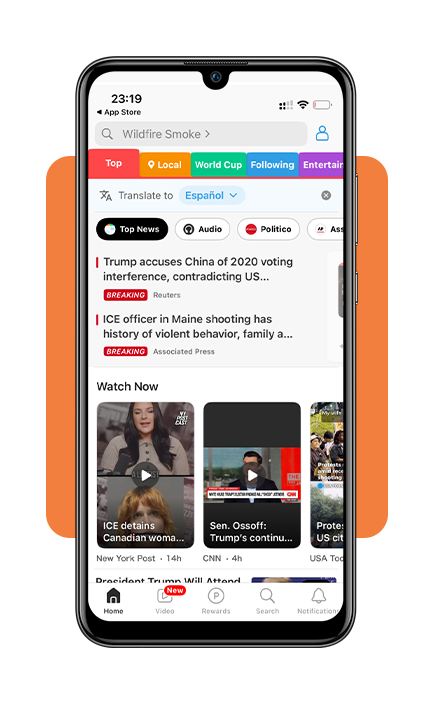 Step 3 - Start reading the news on SmartNews