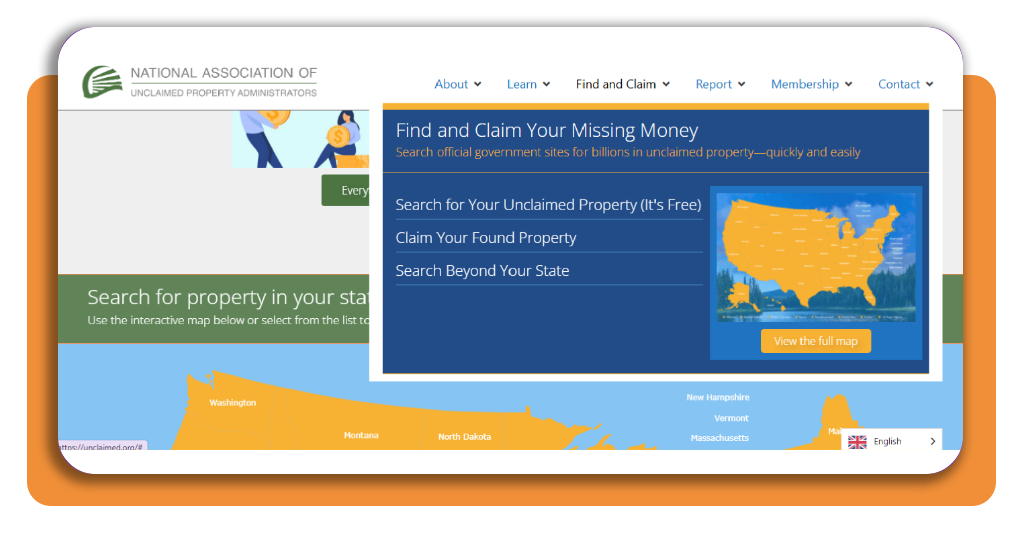 Lost assets search: see if you're an heir to unclaimed funds 4 Step 4 - submit your claim online and track status