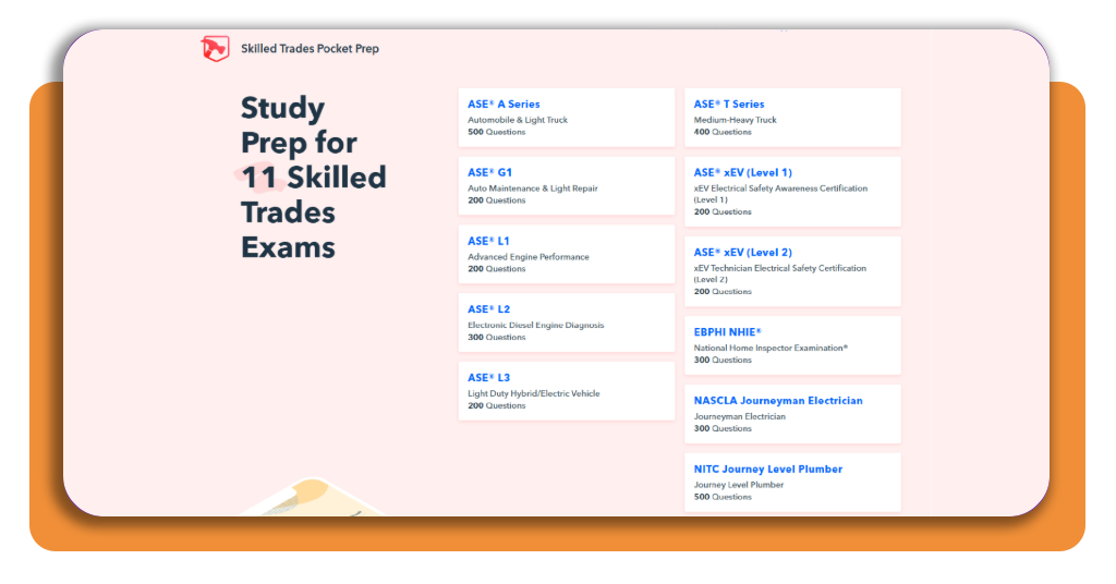Plumbing Journeyman exam prep: level up to master plumber 3 Selecting NITC Journey Level Plumber in Pocket Prep