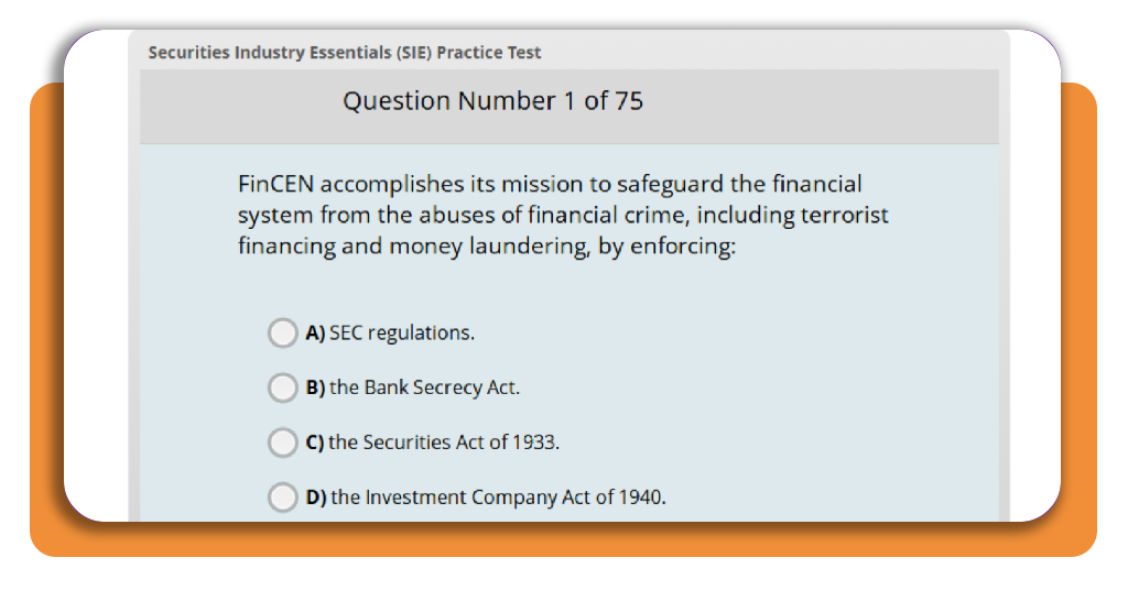SIE exam prep: your first step to a Wall Street career 5 SIE exam prep step 4 - target 80% consistency across fresh practice sets