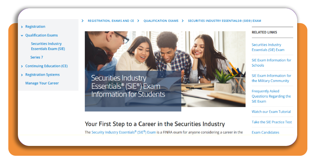 SIE exam prep: your first step to a Wall Street career 6 SIE exam prep step 5 - schedule and pass the FINRA SIE exam