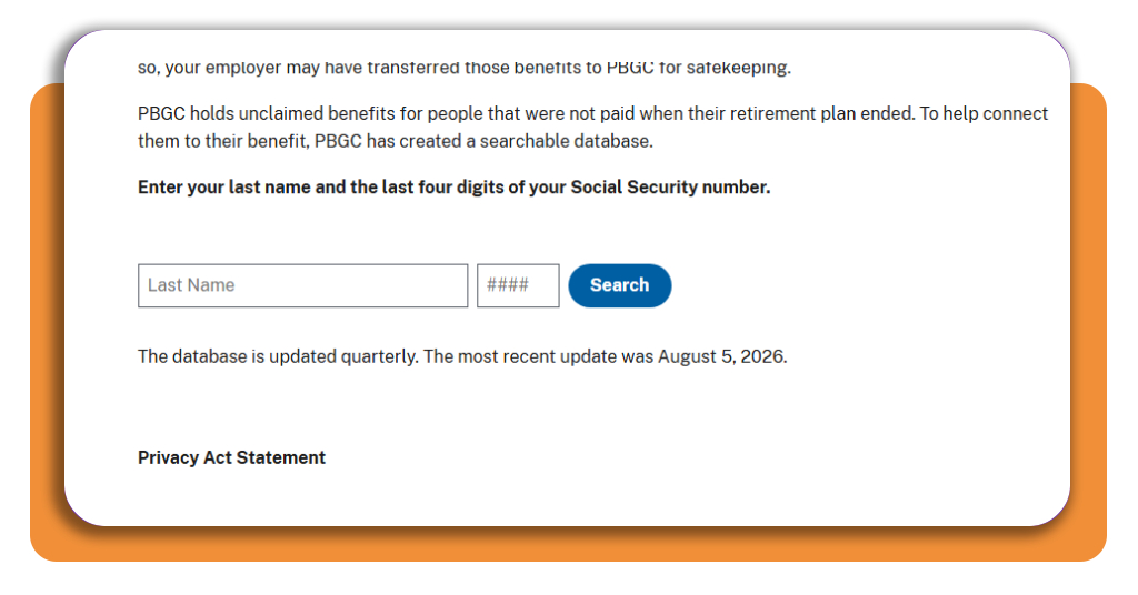 Pension benefits search: check if you have benefits in your name 6 IMG 7667 05