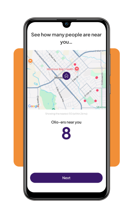 Step 3 - Find Olio users near you