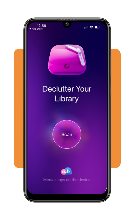 Top file manager app to clean phone storage fast: download now 3 CleanMyPhone home screen showing Declutter option