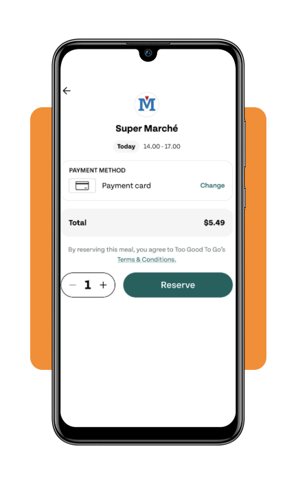 Restaurant mystery boxes: save on food with this app 5 Too Good To Go app validate and collect screen